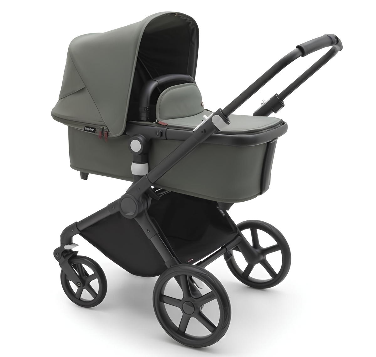 Коляска Bugaboo Fox Cub Complete 2 в 1 Black/Forest Green-Forest Green
