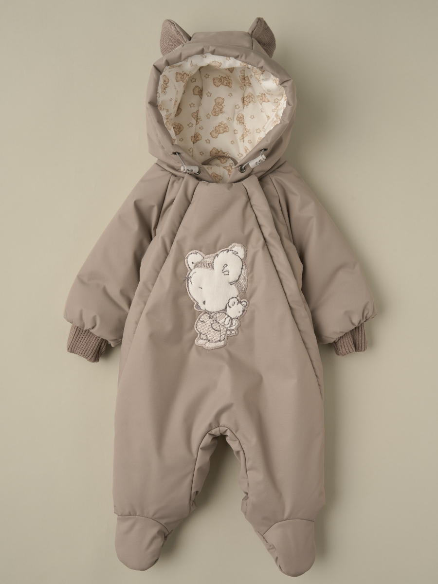 Комбинезон демисезон Little Star Мишка Малыш 35335 (ЧЗ-мз) капучино, 230гр. р. 62 62