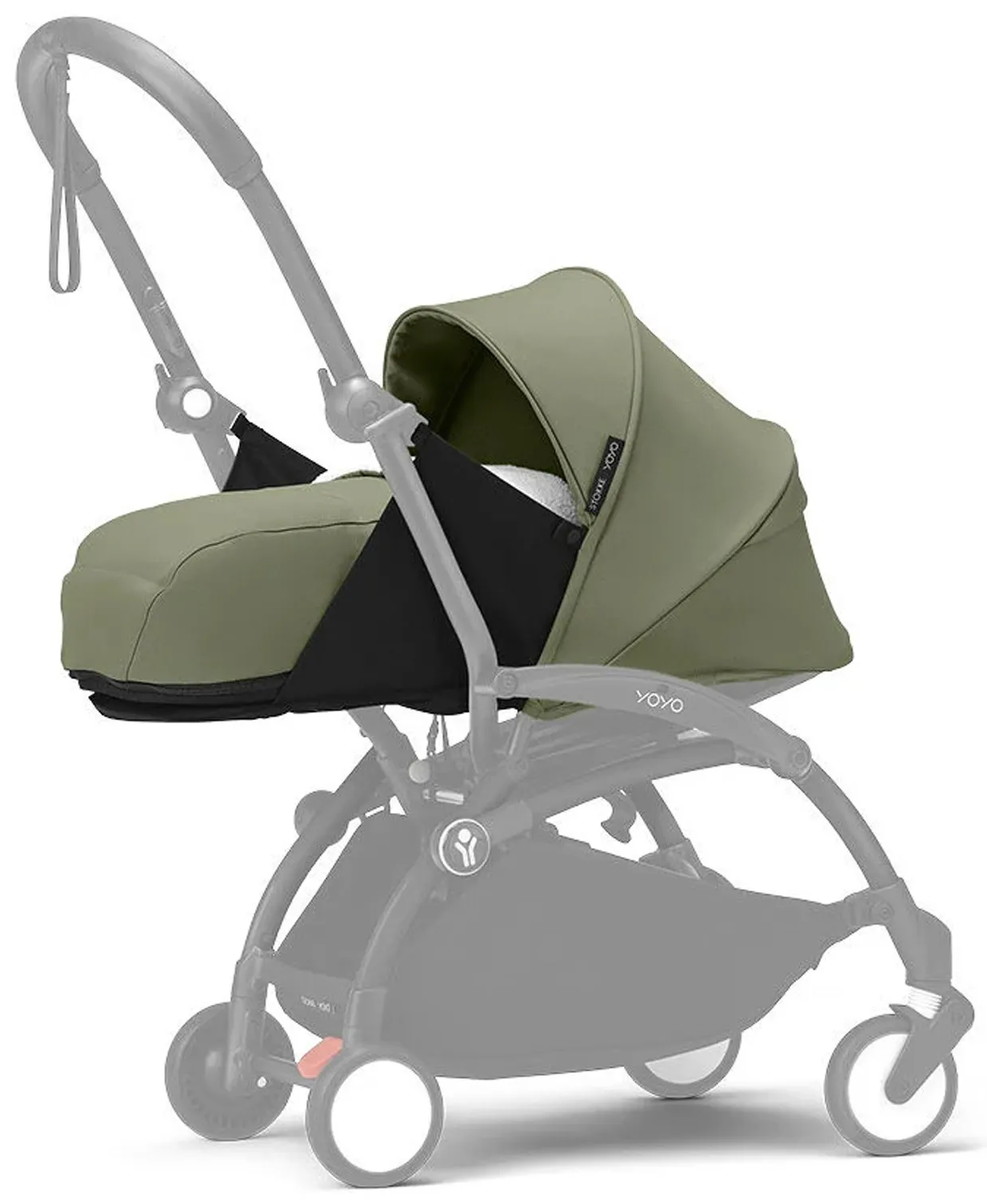 Мягкая люлька для коляски Stokke YOYO3 Newborn Pack 0+ Olive