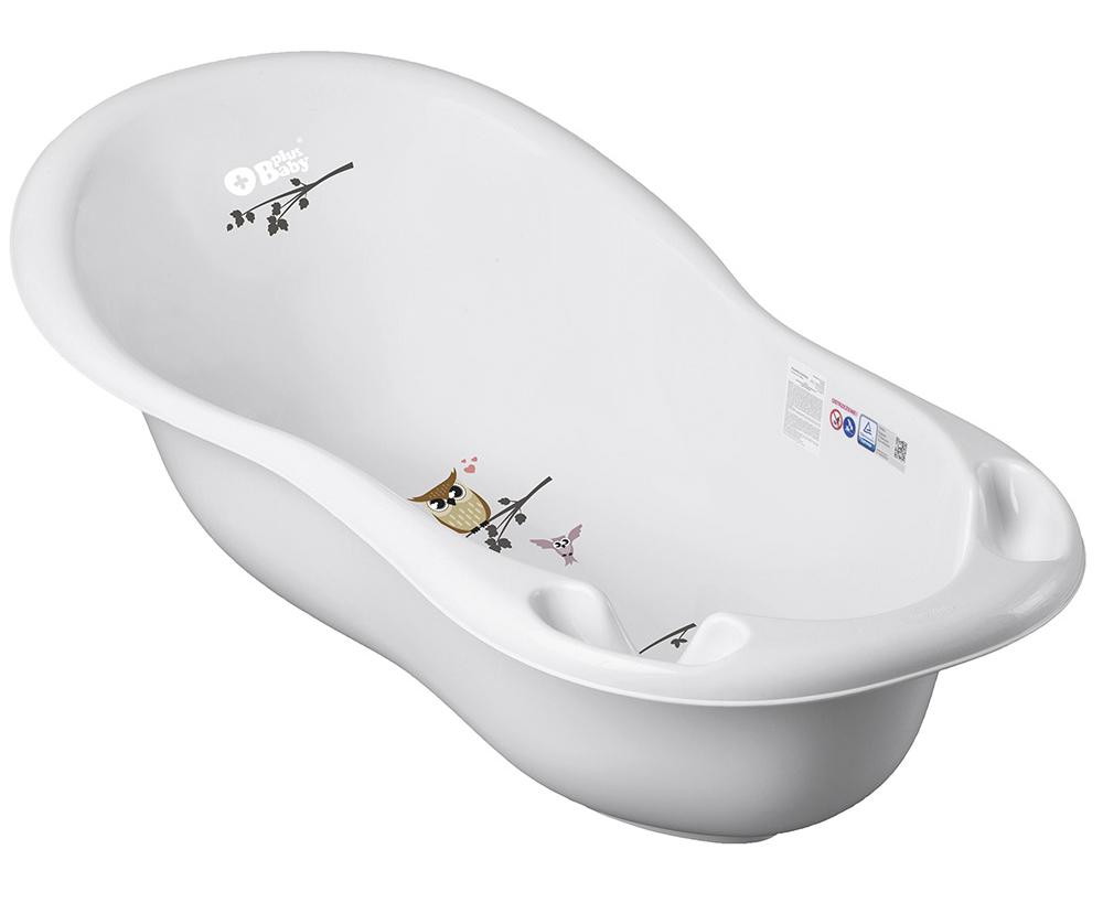 Детская ванна Tega Baby Sowa (Сова) PB 102 см серый