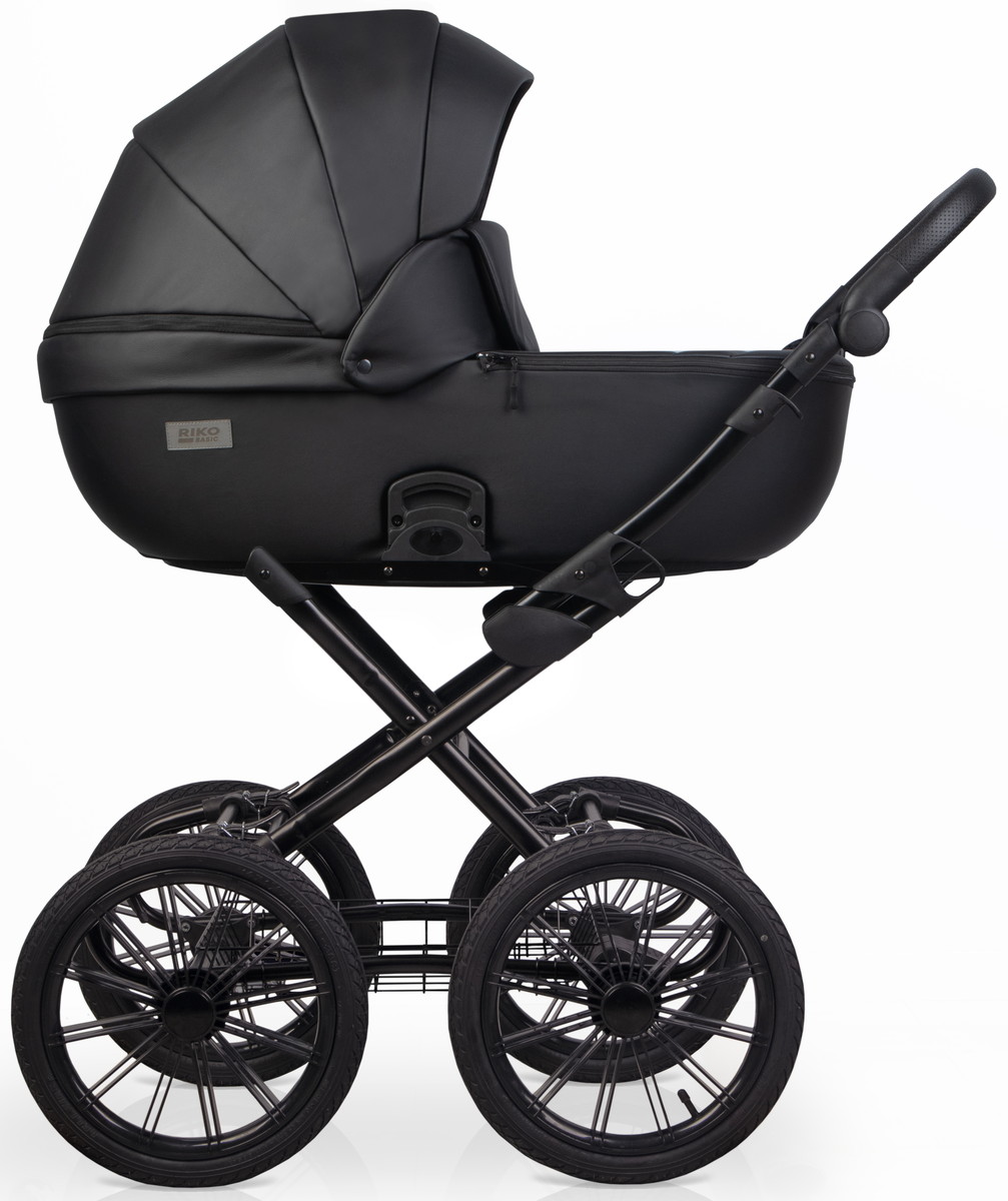 Детская коляска Riko Basic Montana X Ecco Prestige 2 в 1 12 Black (черный)