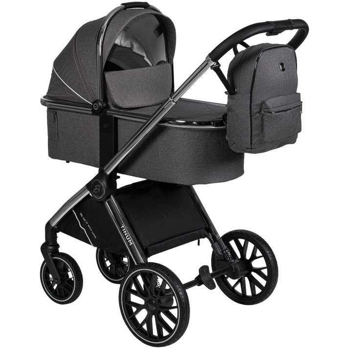 Детская коляска Sevillababy Tinum 2 в 1 Dk.Grey/темно-серый