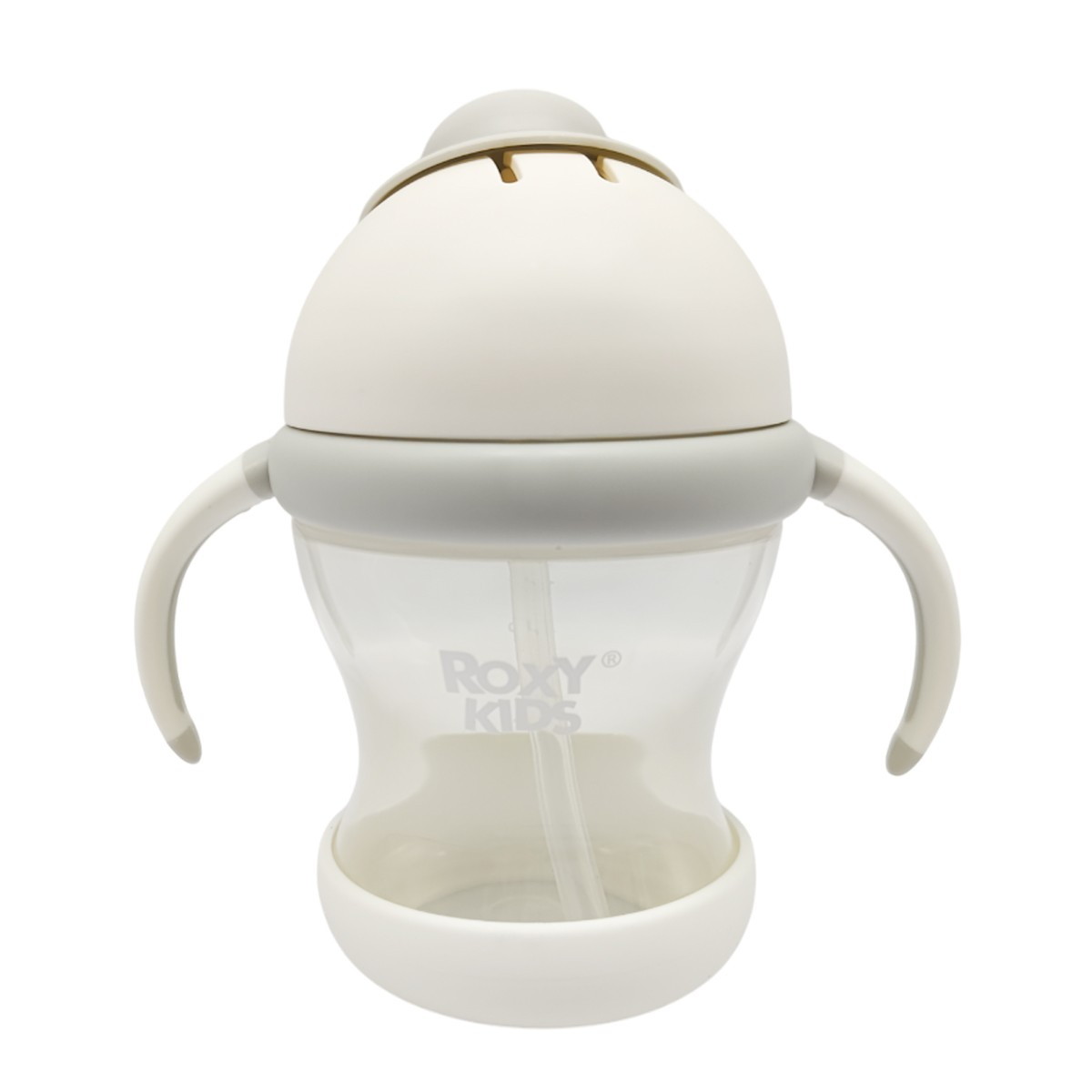 Поильник-непроливайка Roxy-Kids RFD-008 RFD-008-GI кокосово-серый