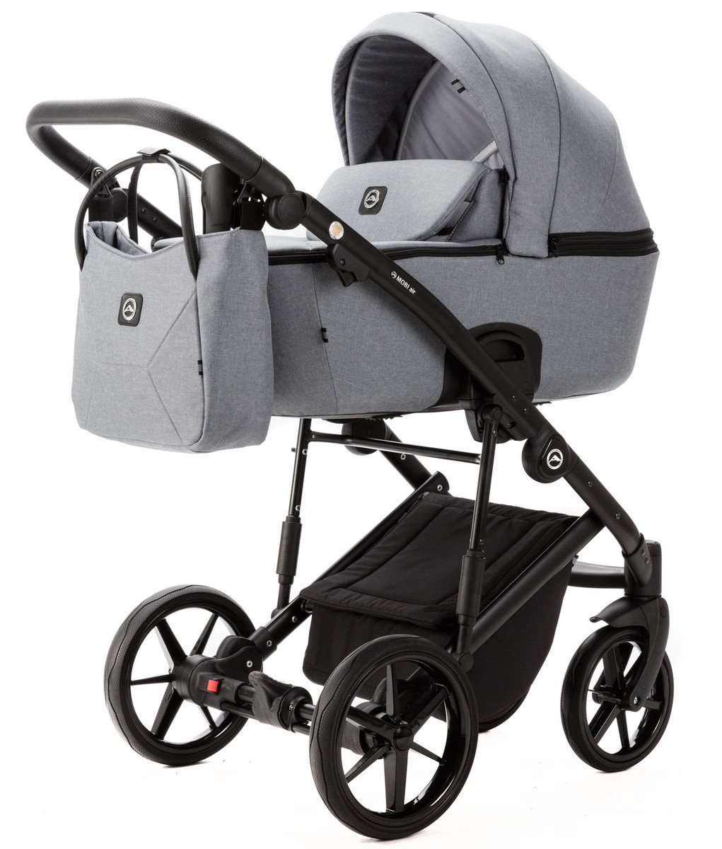Детская коляска Adamex Mobi New 3 в 1 MN-TK60 СЕРЫЙ