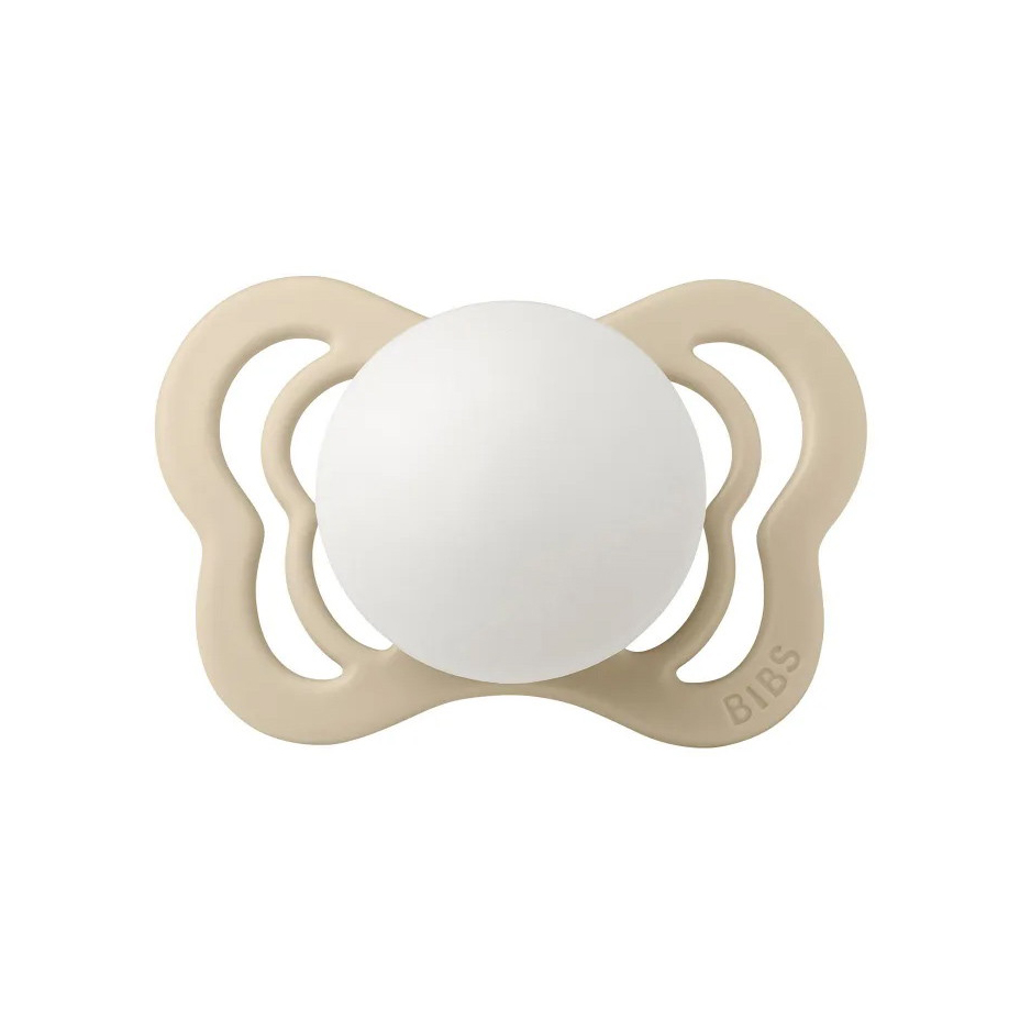 Пустышка латексная ночная Bibs Couture Glow, 0+ 1410257 Vanilla
