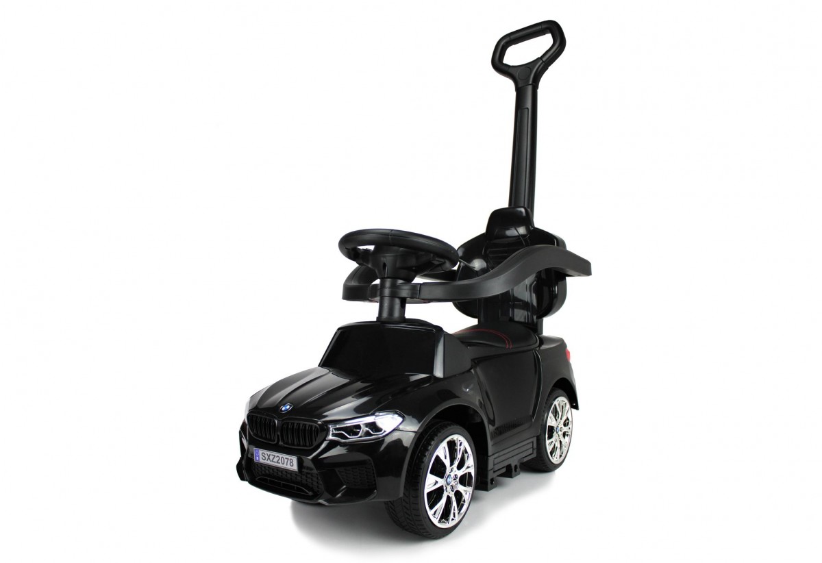 Детский толокар RiverToys BMW M5 A999MP-M с родительской ручкой черный