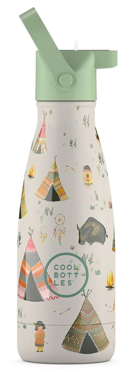 Термос–термобутылка Cool Bottles Kids серия Adventure Indian Tribe 260 мл