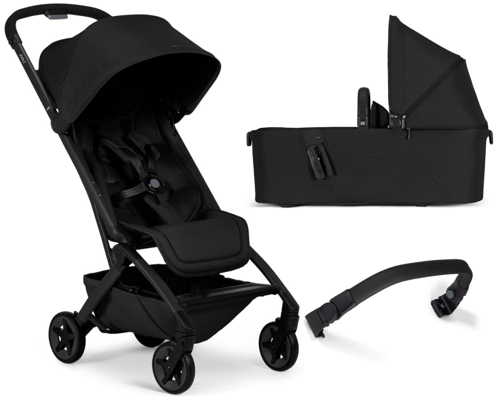 Коляска 2 в 1 Joolz Aer 2 с бампером Space Black/Black Carbon