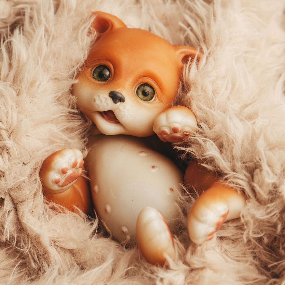 Игрушка Magic Manufactory коллекция Magic Pets Кот 19 см рыжий