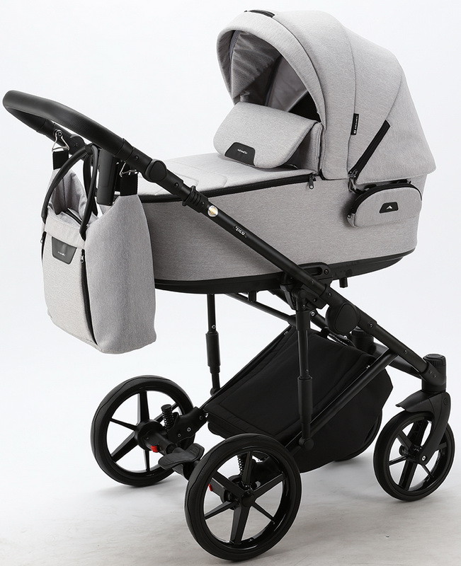 Детская коляска Adamex Zico 3 в 1 Z-TK01 СВ. СЕР.ТК