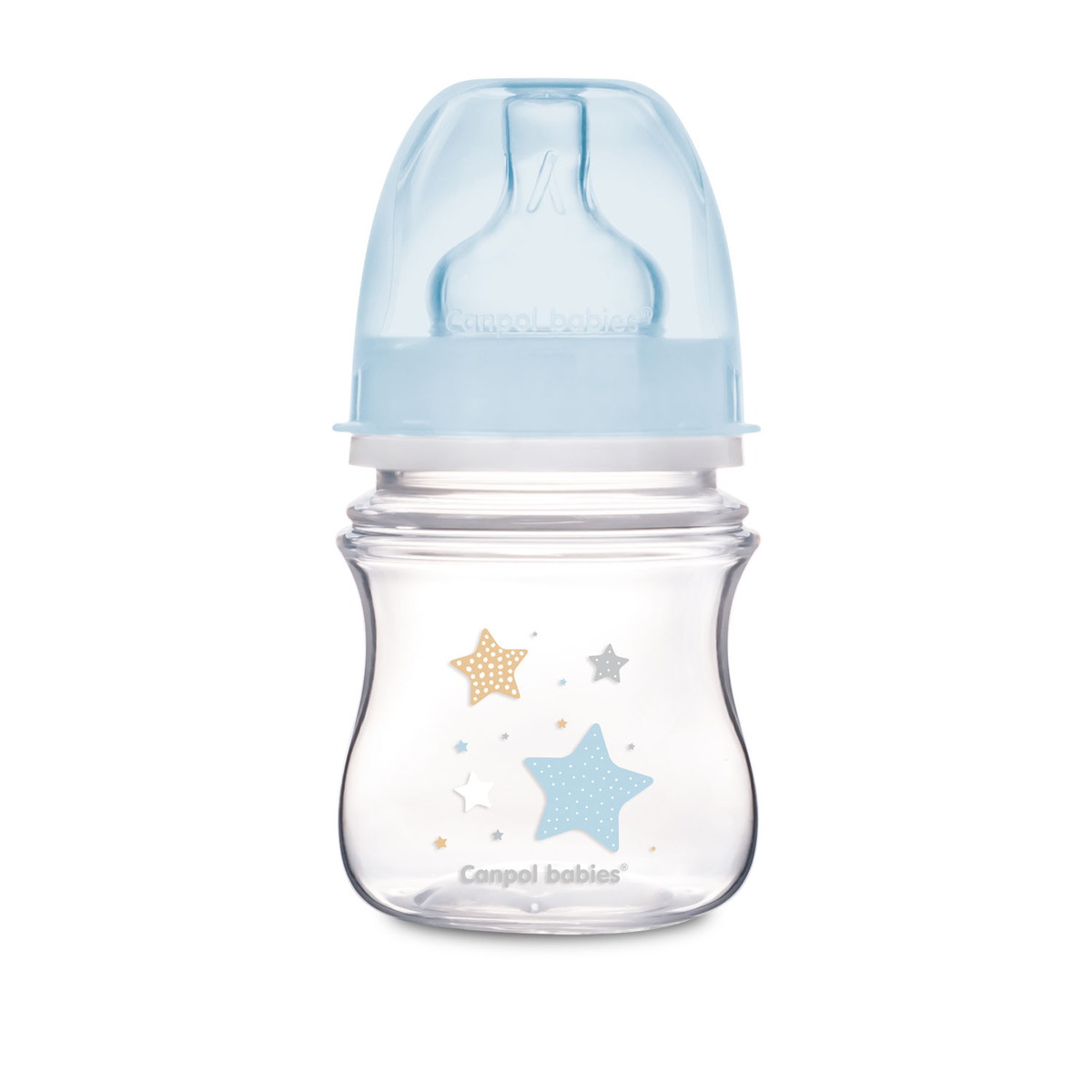 Бутылочка для кормления Canpol Babies Newborn Baby c широким горлом 120 мл, 0+ 35/216 New голубой
