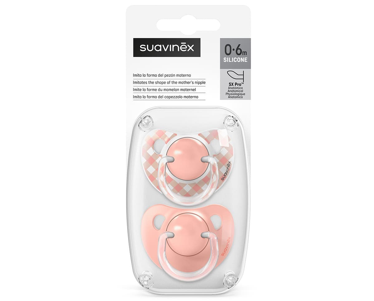 Набор анатомических пустышек Suavinex Wild, 0-6 мес, 2 шт 309076 PK