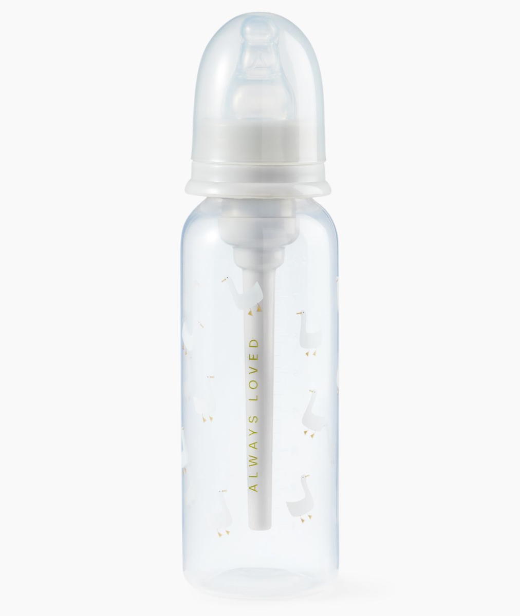 Бутылочка антиколиковая Happy Baby с силиконовой соской 250 мл 10015 goose