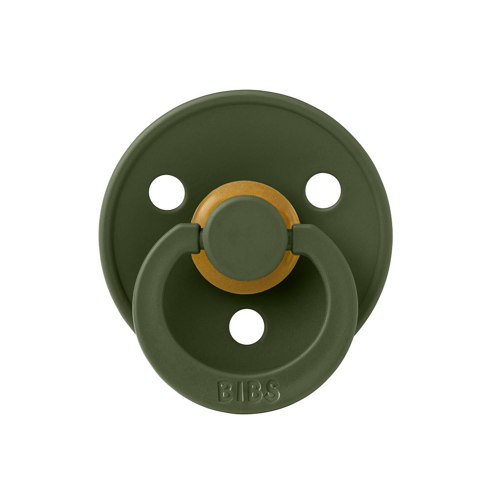 Пустышка латексная Bibs Colour Anatomical, 0+ 111218 Hunter Green