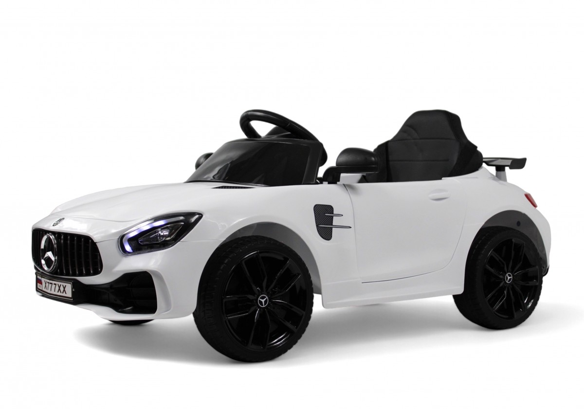 Детский электромобиль RiverToys Mercedes-Benz AMG GT X777XX белый
