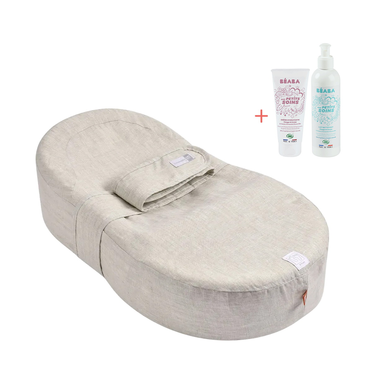 Детский эргономический матрасик Red Castle Coconababy Лен 0445190RU LIN NAT