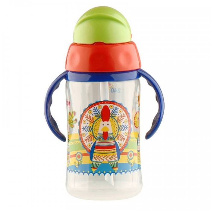 Поильник Lubby Русские Мотивы с трубочкой 240 мл от 9 мес 15759