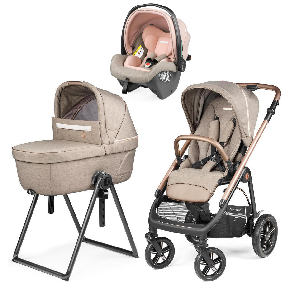 Коляска Peg Perego Veloce TC New Belvedere SLK 3 в 1 Mon Amour