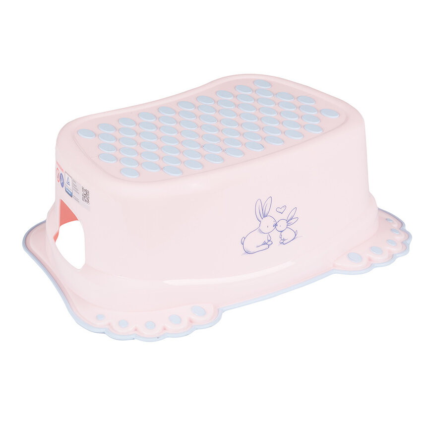 Подставка для умывания Tega Baby Little Bunnies (Кролики) антискользящая розовый