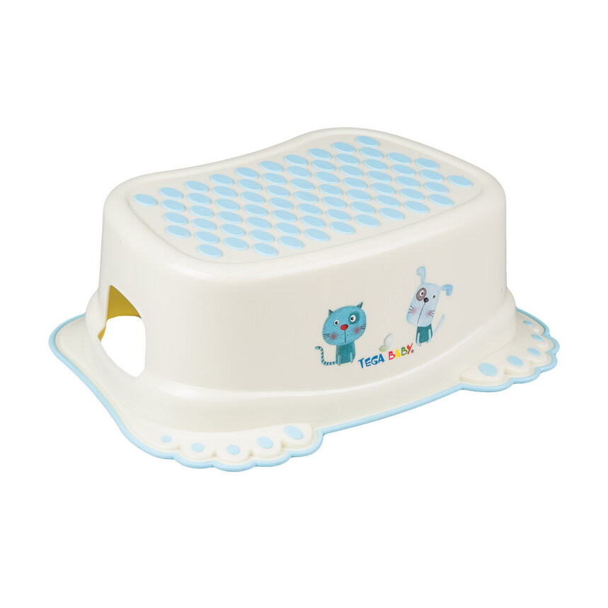 Подставка для умывания Tega Baby Dog and Cat (Пес и Кот) антискользящая желтый
