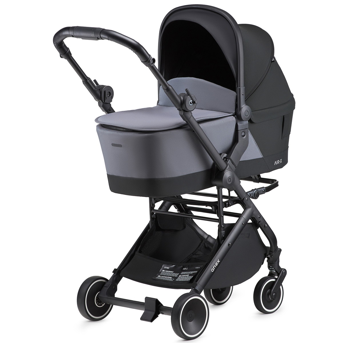 Детская коляска Anex Air-X Travel Cot Cosmo 3 в 1 green/black/black