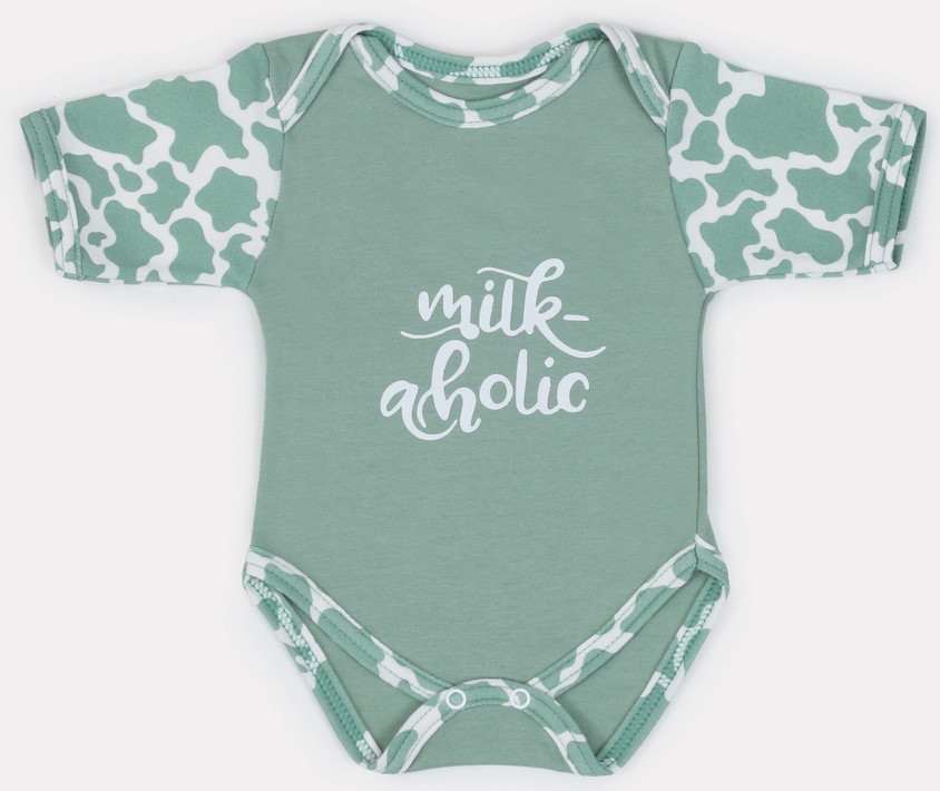 Боди Rant Milk-Aholic с коротким рукавом 6281 Green 62