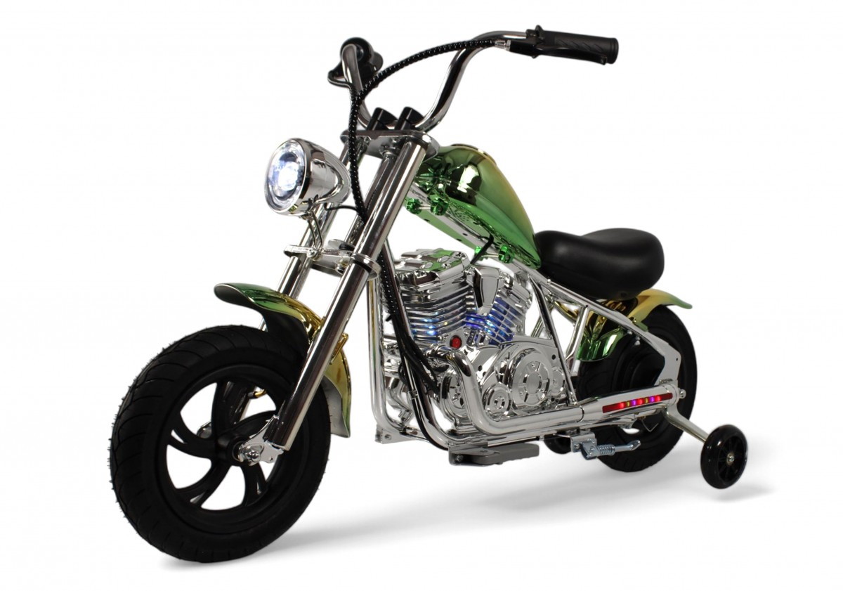 Детский электромобиль RiverToys M777ML-B GREEN-CHROME/зеленый хром