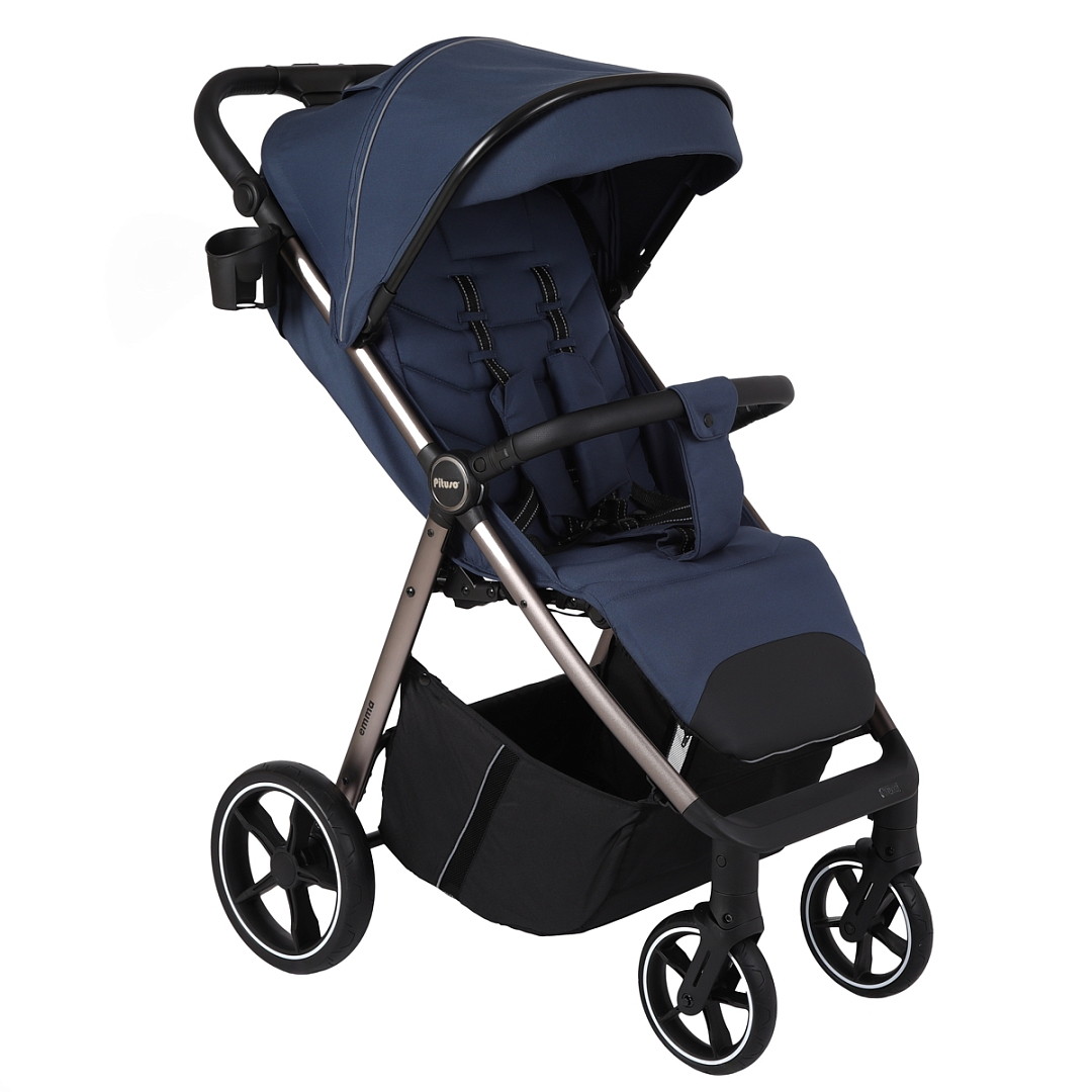 Детская прогулочная коляска Pituso Emma Navy Blue/Темно-Синий