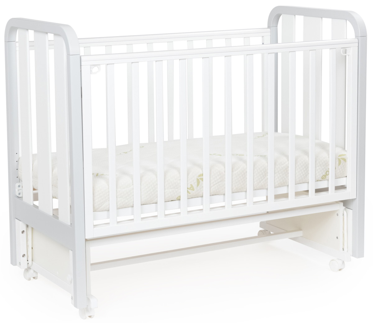 Детская кроватка Bebizaro Heirloom маятник универсальный BZHMMU/05/WH/GR White/Grey