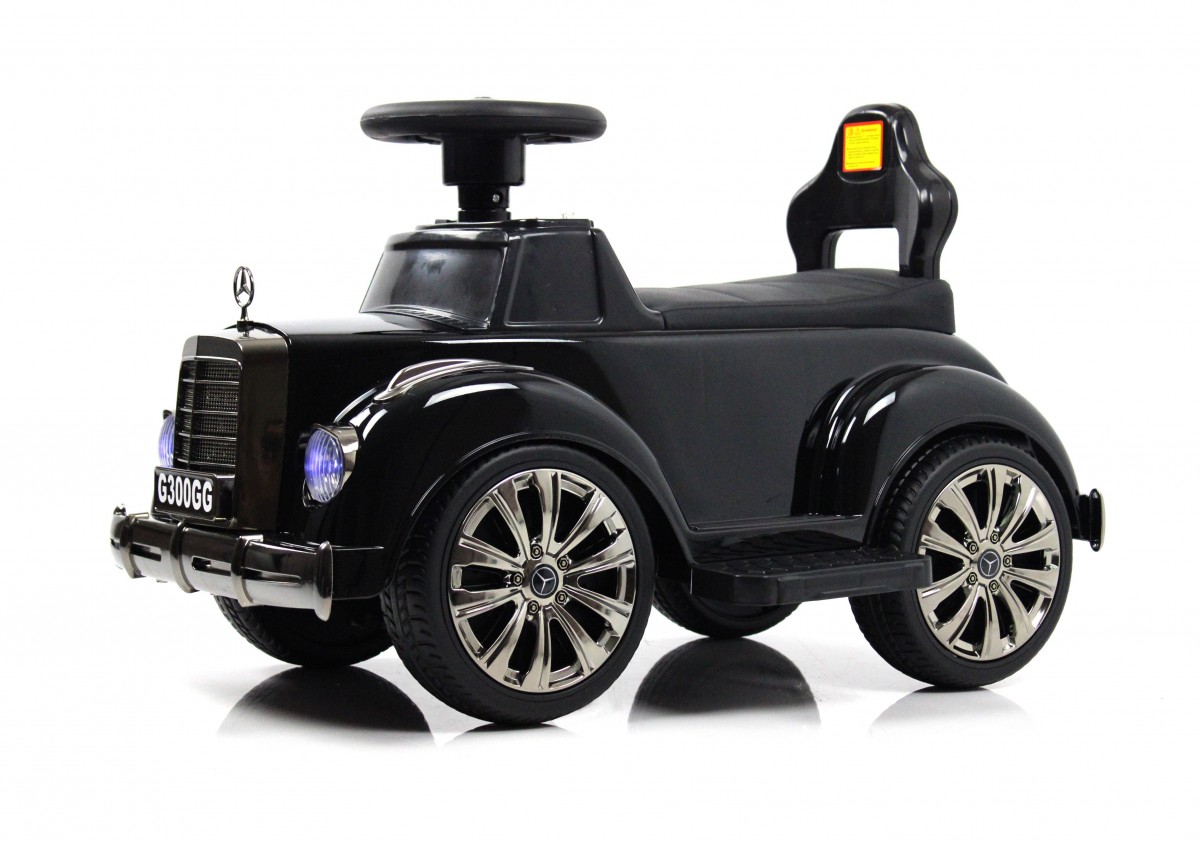Детский толокар RiverToys Mercedes-AMG 300S G300GG-D с пультом управления черный глянец