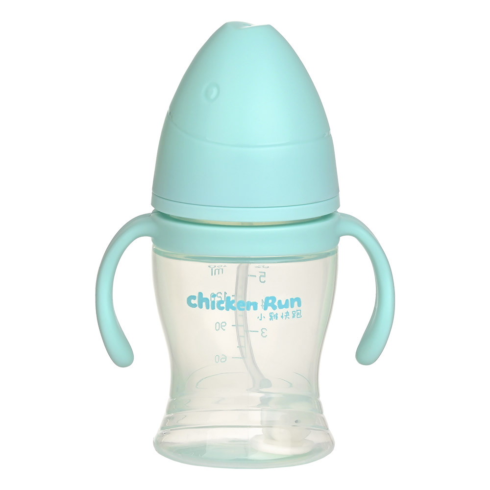 Бутылочка Pituso антиколики, широкое горло с ручками 160 мл Light blue (Голубой)