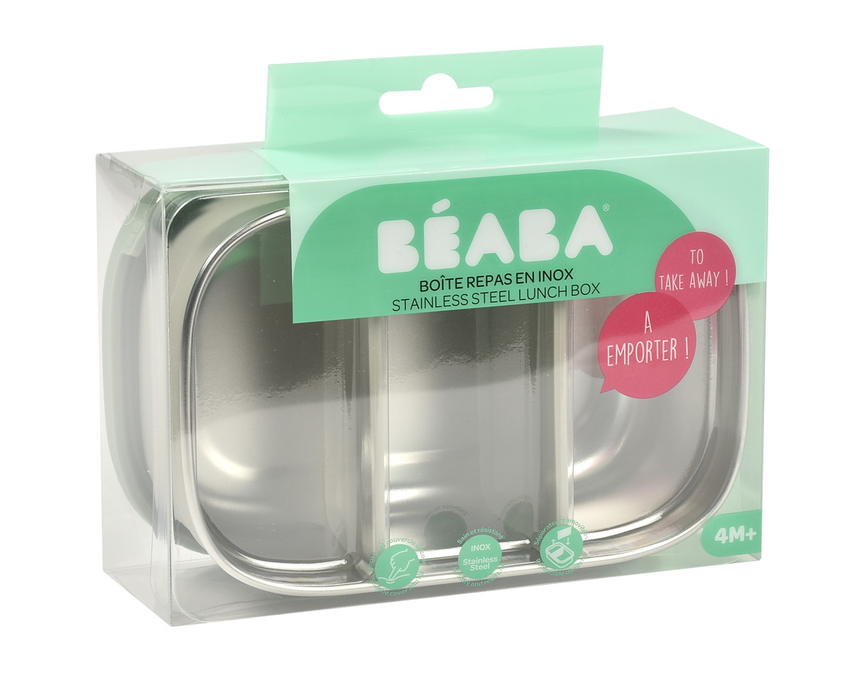 Контейнер для ланча Beaba Boite Repas Inox 914004 V/VERT S