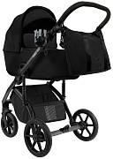 Детская коляска Roan Bass Next 2.0 2 в 1 BSN/40/2 Caviar Black/Black/руч.Black