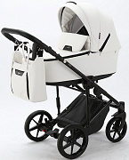 Детская коляска Adamex Zico Deluxe 2 в 1 Z-SA01 БЕЛ.КОЖА