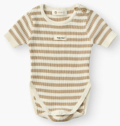 Боди с коротким рукавом Happy Baby 90142-0 ЧЗ молочно-бежевый / milky & beige 56
