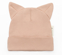 Чепчик (шапочка) AmaroBaby Nature essence cat бежевый 40