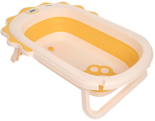 Детская ванна Pituso складная 80 см, встроенный термометр FG1131 Yellow