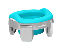 Горшок дорожный Roxy-Kids HandyPotty HP-255 HP-255G серый/мятный