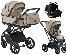 Коляска 3 в 1 Sweet Baby SBL Massimo + автокресло Premier Black Beige
