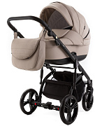 Детская коляска Adamex Lanti Deluxe 2 в 1 LN-SA7 (СВ.БЕЖ.КОЖА)