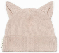 Чепчик (шапочка) AmaroBaby Fashion Cat New ЧЗ бежевый 44