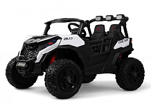 Детский электромобиль RiverToys K555KK 4WD 24V K555KK-BUGGY-WHITE/белый