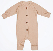 Комбинезон на пуговицах AmaroBaby Fashion ЧЗ бежевый 74