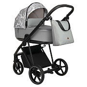 Детская коляска Roan Sol Flowers 2 в 1 RSF/5002 Gray/Black