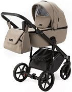 Детская коляска Adamex Nola Deluxe 2 в 1 N-SA09 (Т.БЕЖ. КОЖА)