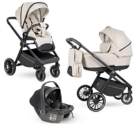 Детская коляска Farfello Liberty 3 в 1 Sand beige/Песочно-бежевый LBR-2