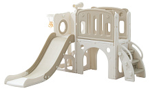 Игровой комплекс с горкой UNIX Kids Звезда Star бежевый