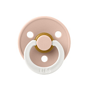 Пустышка латексная Bibs Colour Glow ночная, 0+ 100256 Blush