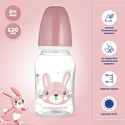 Бутылочка тритановая Canpol Babies Cute animals 120 мл. 11/851 New розовый зайчик