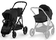 Коляска 2 в 1 Cybex Gazelle S BLK Moon Black